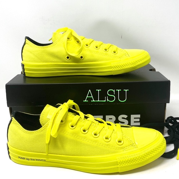 Converse x OPI Ctas Low Canvas Zink Yellow Women’s - Picture 2 of 12